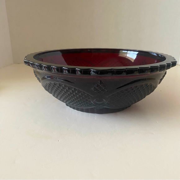 Avon | Dining | Avon Cape Cod Ruby Red 876 Collection Large Serving ...